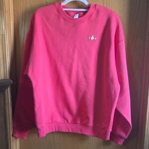 SOLD OUT Alo Accolade Crew Neck Pullover pink summer crush